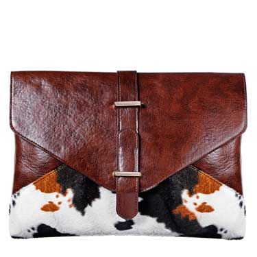 <p>It's all about mixing textures when wearing leather this season, so this vintage-look envelope clutch is right on trend. </p><br>£28, <a href="www.missselfridge.com">Miss Selfridge</a>