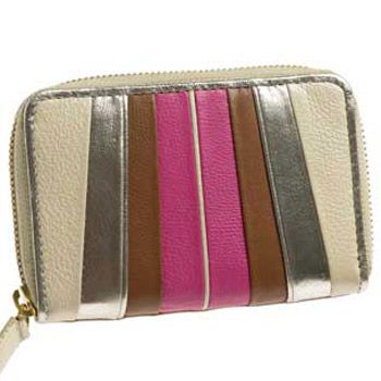 <strong>Winner:</strong> <a target="_blank" href="http://www.debenhams.com">www.debenhams.com</a><br /><br /><strong>Butterfly by Matthew Williamson Gold Striped Zip Around Purse £15.00</strong><br /><br />