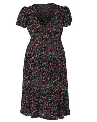 <strong>Winner:</strong> <a href="http://www.evans.co.uk" target="_blank">www.evans.co.uk</a><br /><br /><strong>Short Sleeve Print Dress £45.00</strong><br /><br />