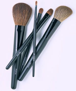 Brush, Beauty, Black, Office supplies, Cosmetics, Grey, Stationery, Writing implement, Makeup brushes, Silver, 