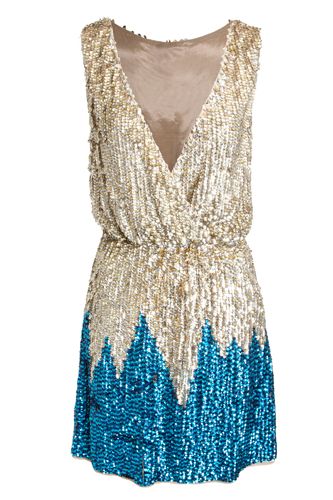 <p>We can just see this dress in the Dancing on Ice wardrobe! If you fancy yourself a bit of a twinkle toes, get your hands on this little sparkler with a plunging neckline and gathered waist – there’s a bit of a 70s twist to it too! </p>
£150, <a href="http://www.asos.com/ASOS/ASOS-REVIVE-Sequin-Wrap-Front-Mini-Dress/Prod/pgeproduct.aspx?iid=1702918&SearchRedirect=true&SearchQuery=revive%20mini%20dress" target="_blank"> asos.com</a> </p>
