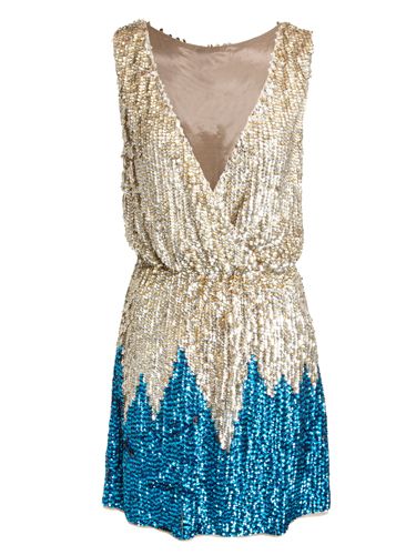 <p>We can just see this dress in the Dancing on Ice wardrobe! If you fancy yourself a bit of a twinkle toes, get your hands on this little sparkler with a plunging neckline and gathered waist – there’s a bit of a 70s twist to it too! </p>
£150, <a href="http://www.asos.com/ASOS/ASOS-REVIVE-Sequin-Wrap-Front-Mini-Dress/Prod/pgeproduct.aspx?iid=1702918&SearchRedirect=true&SearchQuery=revive%20mini%20dress" target="_blank"> asos.com</a> </p>