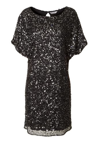 <p>We know, not every fashionista wants to show off her arms all of time so this (limited edition) Boutique sequin dress from East is a pretty perfect choice. Slinky enough to be sexy, you'll ooze with confidence on the dance floor!</p>
<p>£160, <a href="http://www.east.co.uk/store/Neemrana+Sequin+Dress/GRY-GREY/Grey/" target="_blank">east.co.uk</a></p>
