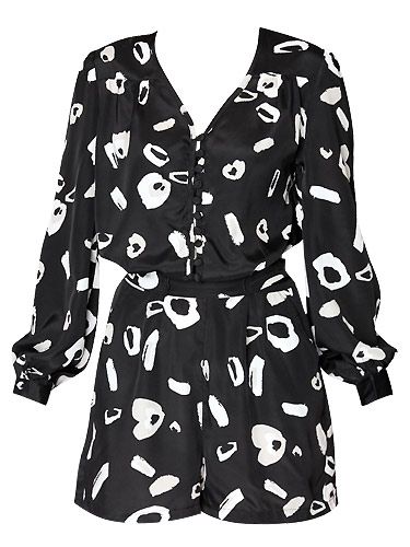 Who says playsuits are just for summer? Oh no they're not! We'll be wearing this boohoo one with thick tights and a fur coat. Nice and warm, and very stylish!
<p>£25, <a href="http://www.boohoo.com">Boohoo</a></p>