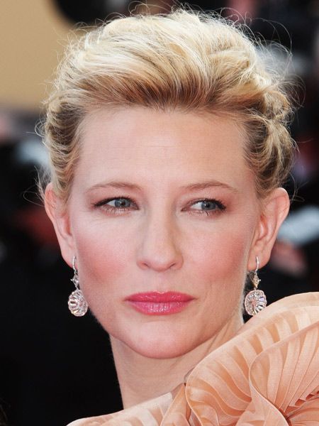 This season's makeup is all about achieving a flawless flush with fresh fruity colours. As these cheeky ladies demonstrate, it's all about getting the glow without looking tan-glowed <br /><br />Left: Cate Blanchett proves matching the hues in her gown to those in her cheeks is a seriously good look<br /><br />