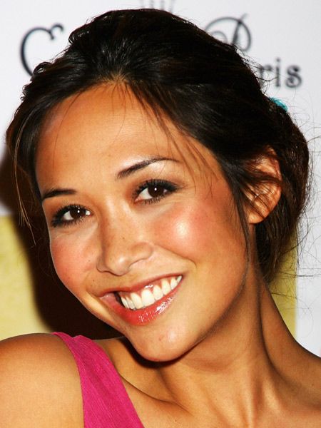 Don't Myleene's peachy cheeks look good enough to eat?  <br />