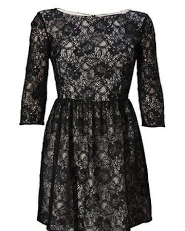 We all know that black lace is the ultimate fashion trend for AW11, as it adds a touch of gothic romance to any look.Team this with opaques and flats for a cute daytime look or ditch the tights and add some heels for serious nighttime glamour!
<p>£110, <a href="http://www.frenchconnection.com/category/Woman+New+In/New+Arrivals.htm?f_category_code=WOMAN_NEW_IN_DRESSES">French Connection</a></p>