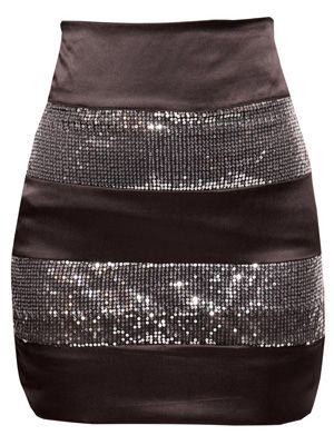 <p>The perfect multi use skirt, team with a rock t-shirt for a funked-up look or pussy bow blouse for that ultra glam feel.
</p> 

<p><a href="http://www.boohoo.com/restofworld/collections/sequins/icat/sequins/" target="_blank">boohoo.com</a></p>