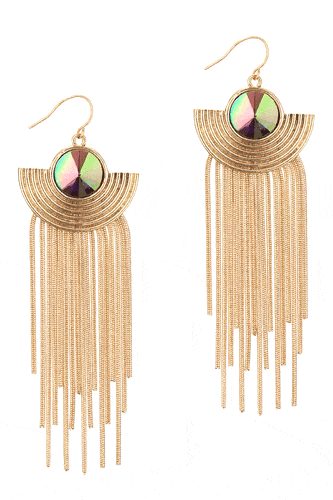 <p>Say goodbye to discreet jewellery and hello to statement pieces. From chunky chokers to chandelier earrings the catwalks were awash with big bold jewels. Work the trend on nights out with these glamorous Art Deco-inspired earrings from Star by Julien Macdonald at Debenhams.</p>Earrings, £16, <a href="http://www.debenhams.com/">Debenhams</a>
