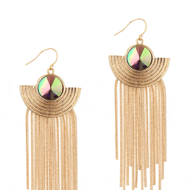 <p>Say goodbye to discreet jewellery and hello to statement pieces. From chunky chokers to chandelier earrings the catwalks were awash with big bold jewels. Work the trend on nights out with these glamorous Art Deco-inspired earrings from Star by Julien Macdonald at Debenhams.</p>Earrings, £16, <a href="http://www.debenhams.com/">Debenhams</a>
