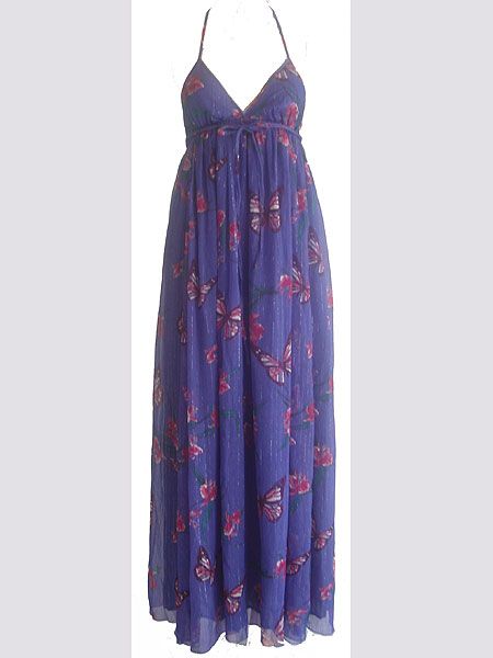 <p> <br />Where better to embrace this summer's dress du jour than on your hols? This floaty frock will work with flip-flops or wedges, plus it has an amazing ability to hide a multitude of sins when you've had one ice-cream too many</p>    <p> <br />Butterfly print maxi floral halter, £70, <a target="_blank" href="http://www.frockonline.com/Shopping/Womenswear/OccasionFrocks/tabid/738/CategoryID/30/List/1/Level/a/ProductID/694/Default.aspx?SortField=ISBN+DESC%2cProductName">frockonline.com</a> </p>
