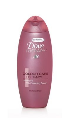 <p> </p><p>Dove Colour Care Therapy Shampoo for Darkened Hair,  £1.99 - 85% of UK women have damaged their hair in the pursuit of perfection, this caring cleanser targets the bottle brunettes among them.<br /></p>