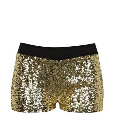 <p>You'll be channelling Kylie Minogue's sexy Spinning Around video in these head-turning sequined shorts! Not for the faint-hearted, layer over tights and make the most of your legs by pairing with high-heeled platforms.</p>
<p></p>Shorts, £25, <a href="http://www.riverisland.com">riverisland.com</a>