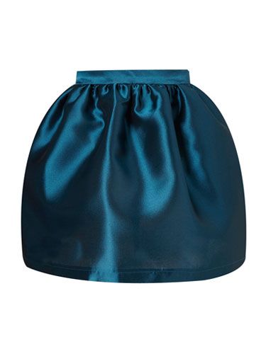 <p>With its high-shine finish and luxe deep blue colour, this gorgeous skirt is an instant party piece. Wear with a crisp white shirt and stilettos for chic Christmas cocktails.</p>
<p></p>Skirt, £70, <a href="http://www.topshop.com">topshop.com</a>