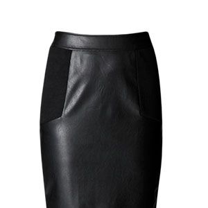 <p>Plether is the hot fabric for autumn/winter and this chic knee-length skirt looks fantastic teamed with a rock t-shirt of more tailored top.</p>
<p>£18, <a href="http://www.boohoo.com/restofworld/collections/tough-glamour/icat/tough-glamour/" target="_blank">boohoo.com</a></p>