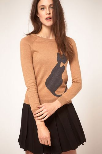 <p>This sleek knit would look fab with everything from an A-line skirt to boyfriend jeans. Whatever you wear it with, you'll definitely look like one cool cat!</p>
<p>Jumper, £75, <a href="http://www.asos.com">NW3 at asos.com</a></p>