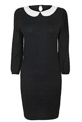 <p>Peter Pan collars have been huge this season especially as a smart/casual option. But who says you can't wear one in the boardroom too?This particular version from Next has a gorgeous beaded collar - we love attention to detail </p>
<p>£22.99, <a href="http://www.newlook.com/shop/womens/dresses/ponte-bodycon-dress_244979230">Next</a></p>