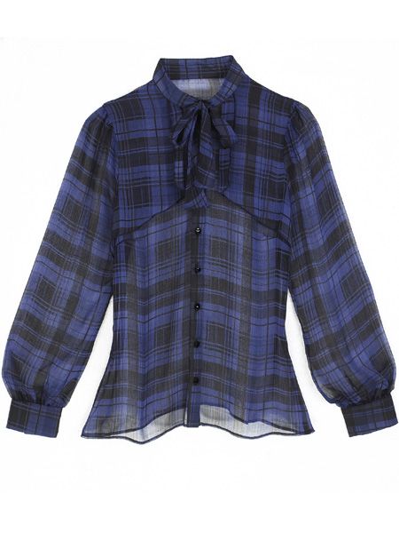 <p> <br /><strong>Styles to go for</strong> - ruffled, bow front, puff-sleeved and pussy bow</p>  <p> <br /><strong>Cosmo loves</strong> checked pussy bow blouse, Dorothy Perkins, £28</p>