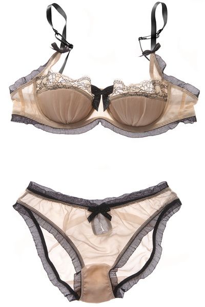 This divine set, exclusive to figleaves.com, has pure glamour written all over it. If your man's got taste, he'll be as in lust with you as we are with this beautifully decorative balcony bra and sheer knickers  <p> </p>  <p>Mimi Holliday Decadence bra £50, brief £30, available at <a target="_blank" href="http://www.figleaves.com">www.figleaves.com</a></p>