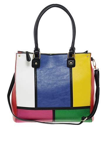 <p>We like this shopper. It reminds us of a Rubik's cube from the 80s, but more importantly it totes (geddit?) taps into the colour blocking trend that's so hot right now. Bag it, baby!</p>
<p>Aldo Swapp Shopper, £50, <a title="Aldo" href="http://www.asos.com/ALDO/ALDO-Swapp-Shopper/Prod/pgeproduct.aspx?iid=1971690&cid=6992&sh=0&pge=0&pgesize=-1&sort=-1&clr=Multi" target="_blank">Asos.com</a></p>