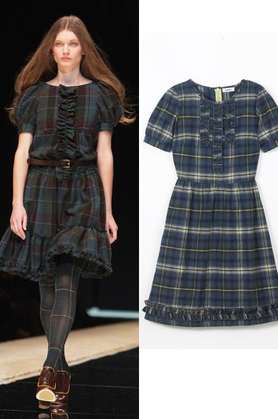 <p><br />Tartans, checks, tweed - whatever way you go, these prints are hot, hot, hot this season.<br /></p><p>Catwalk - D&G<br /></p><p>Dress, £16, Matalan</p><p> </p><br />