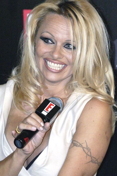 <p>Pamela Anderson is rumoured to be dating Michael Jackson! But it turns out they were discussing work projects (boo). Although she is starting to look like him...</p>