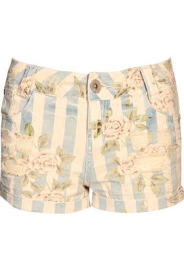 <p>Designed with an on-trend washed out finish, these shorts have a fashionably high cut and show off toned legs. Balance out the ultra feminine feel with a simple shirt or white tee.</p>
<p>£20, <a href="http://www.boohoo.com/collections/retro-glamour/icat/retro-glamour/" target="_blank">boohoo.com</a></p>