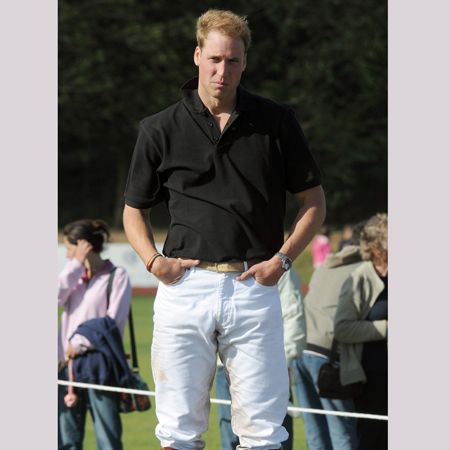 Wills, we understand one needs such attire for riding, polo playing and the likes, but when you're off the horse there's just no excuse. Leave the jeans in boots thing to us ladies.  <br />