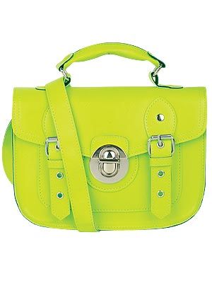 <p>Neon is definitely having a bit of a moment right now; think zesty limes, sunshine yellows and the most shocking pinks imaginable! The easiest way to inject some of the bright factor into your wardrobe is with a super sexy bag in a stand-out hue...</p>
<p>Download <a title="Cosmo's Shopping Genie App" href="http://itunes.apple.com/gb/app/cosmo-shopping-genie/id502385254?mt=8" target="_blank">Cosmo's Shopping Genie App</a> now to snap up all the bags in our neon collection</p>
<p>Left: £9.99, <a title="New Look" href="http://www.newlook.com/" target="_blank">New Look</a></p>