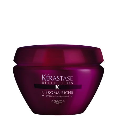 <p> </p><p>Kérastase Reflection Masque Chroma Riche, £24, 0800 316 4400 - treatment masque with emollient light-refracting care for highlighted hair, detangles and hydrates the hair fibre, providing optimum protection against fade.  <br /></p>