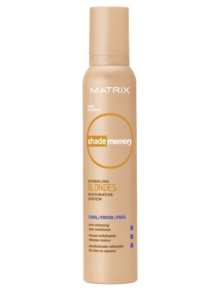 <p> </p><p>Matrix Shade Memory Brunette Cool Rinse-Out Color Enhancing Foam Conditioner, £10.45, 020 8762 4060, <a target="_blank" href="http://www.matrixhaircare.co.uk">www.matrixhaircare.co.uk</a> - colour booster in a mousse format for bitter chocolate brown tones with multi-dimensional radiance. A Warm alternative is also available.  <br /></p>