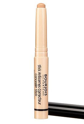 <p>Bourjois' clever Correcting Concealer Stick – a combination of 2 colour correcting pigments - can be used before or after foundation, and over dark circles and blemishes. And what's more, the dinky handbag size makes it ideal for emergency retouches during the day.</p>
<p>123 Concealer Stick, £7.49, <a title="Bourjois.co.uk" href="http://www.bourjois.co.uk" target="_blank">Bourjois</a></p>
