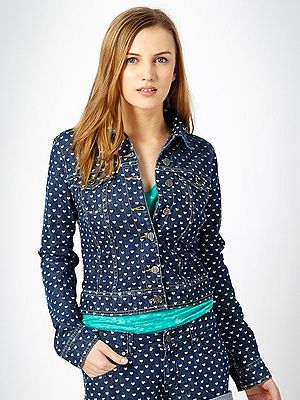<p>We, ahem, 'heart' this heart print denim jacket by henry Holland! Snap this wardrobe hero up now and you'll get loads of wear out of it all summer - think of it as your summer saviour!<br /><br />Henry Holland heart print jacket, £35, <a title="Debenhams" href="http://www.debenhams.com/webapp/wcs/stores/servlet/prod_10001_10001_037010651045_-1?breadcrumb=Home~txth!+by+henry+holland" target="_blank">Debenhams</a></p>