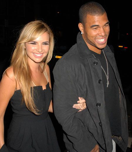 Nadine Coyle was keen to show off her new man at Nobu, where Coleen Rooney and her girlfriends were also dining  <br />