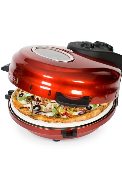 With this gastronomic gadget, fans of Italy's finest and most famous export - pizza, won't have to trek abroad (or to the nearest pizza restaurant) to get the authentic Italian taste. This mini pizza oven from <a target="_blank" href="http://www.firebox.com">www.firebox.com</a> creates a scrummy stonebaked flavour to the circular culinary treat whether you pop in a pre-baked, fresh or frozen pizza - Mamma Mia!  <br />
