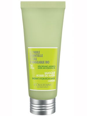 <p>For a complete fuss free and efficient face mask try out L'Occitane's Angelica instant hydration mask. It's gel consistency hydrates your skin in just three minutes, giving you just enough time to think about what you're wearing, perfect for on the go beauty! Simply apply, wait, and remove using wet cotton pads to reveal fresh and radiant skin. For best results use up to three times a week.<br /><br />Angelica instant hydration face mask, £19.00, <a title="http://uk.loccitane.com/FO/Angelica-Instant-Hydratation-Mask,p36MV075A12.htm" href="http://uk.loccitane.com/FO/Angelica-Instant-Hydratation-Mask,p36MV075A12.htm" target="_blank">L'Occitane</a><br /><br /></p>