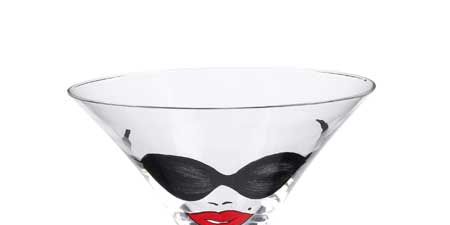 See her sip in style with this decorative beauty. This model is part of a collection of crazy cocktail glasses by former DKNY designer, Lolita. Each painted piece has a character design to suit every personality and a delicious cocktail recipe written on the bottom. Available at <a target="_blank" href="http://www.johnlewis.com">www.johnlewis.com</a>  <br />