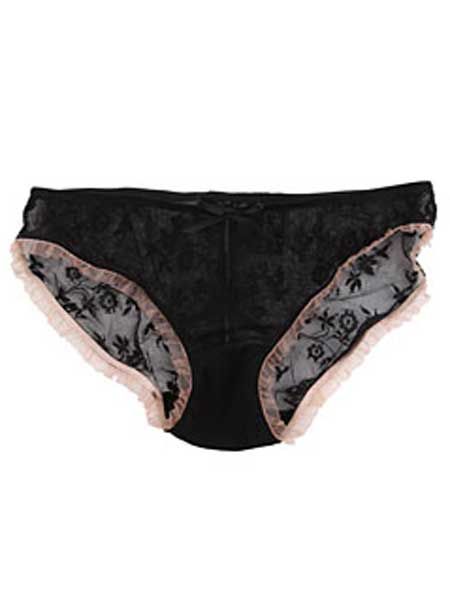 You know the score, impromptu sleepover and no clean knickers. Well now you can make sure your pal is never caught out again with this pair of sheer ruffle-back pants that come in their very own tin. Sexy and comfy - bonus! Also great for having in your handbag for emergencies. Pick up a pair at <a target="_blank" href="http://www.urbanoutfitters.co.uk ">www.urbanoutfitters.co.uk  </a><br />