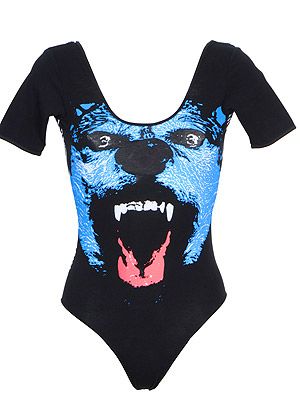 <p>This cool brand produces fun graphic vests, bodies and tees - we love this roaring She Wolf body - inspired by Shakira's famous anthem, perhaps? make like Rihanna and wear with denim cut-offs and plenty of gehtto girl 'tood.</p>
<p>Wolf body, £39.95, <a title="http://www.electrictees.co.uk/products/wolf-body" href="http://www.electrictees.co.uk/products/wolf-body" target="_blank">Electric Tess</a><br /><br /></p>