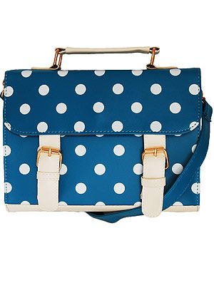 <p>Just in case you haven't got down with the satchel trend yet (where have you been?), this cute polka-dot number has come to your rescue.</p>
<p>Florence satchel, £21, <a title="http://www.chelseadoll.co.uk/accessories/bags-purses/the-florence-satchel.html" href="http://www.chelseadoll.co.uk/accessories/bags-purses/the-florence-satchel.html" target="_blank">Chelsea Doll</a></p>