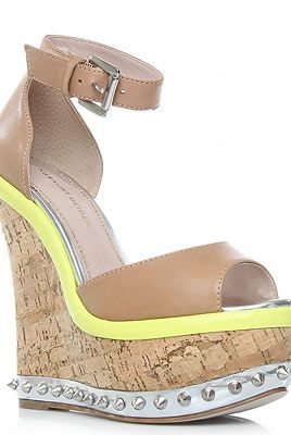 <p>We can't promise you her endless legs, but you can steal Frankie The Sats' style with these to-die-for neon studded wedges, just arrived at Kurt Geiger!</p>
<p>Elektra studded platform shoe, £150, <a title="http://www.kurtgeiger.com/women/elektra-1.html" href="http://www.kurtgeiger.com/women/elektra-1.html" target="_blank">KG Kurt Geiger</a><br /><br /></p>