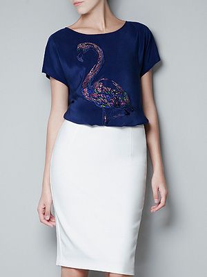<p>We ooh-la-LOVE this gorge swan print silk T-shirt from Zara. Wear to work tucked into a pencil skirt, or smarten up your off-duty look when teamed with jeans. Whatever you choose, you'll certainly be swanning around in style.</p>
<p>Printed silk T-shirt, £39.99,<a title="http://www.zara.com/webapp/wcs/stores/servlet/product/uk/en/zara-W2012/269189/894528/PRINTED%20SILK%20T-SHIRT " href="http://www.zara.com/webapp/wcs/stores/servlet/product/uk/en/zara-W2012/269189/894528/PRINTED%20SILK%20T-SHIRT%20" target="_blank"> Zara</a><br /><br /></p>
