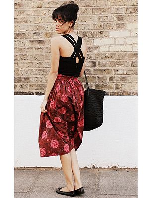 <p>Jazmine from London prefers to shun the high street in favour of second-hand pieces. Here she demonstrates a classically effortless look that's perfect for those hot summer days. VO5 loves the way Jazmine's volumised messy bun and sleek fringe bring the whole look together.</p>
<p>CLICK <a title="Cosmo and VO5 Style Search" href="Visit%20cosmopolitan.co.uk/cosmoV05style" target="_blank">HERE</a> TO ENTER THE COSMO & VO5 STYLE SEARCH NOW!</p>