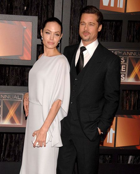 Brad Pitt and Angelina Jolie attended VH1's 14th Annual Critics' Choice Awards in California. At least we think it was the golden couple, they looked so flawless we almost mistook them for their Madame Tussaud waxworks...  <br />