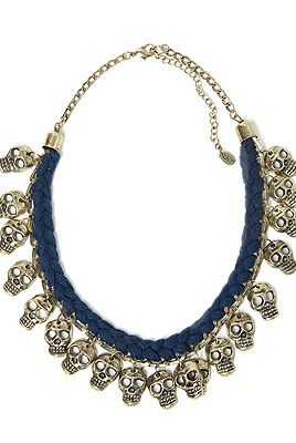 <p>Halloween is a-coming, but here's a frightfully fabulous necklace you can wear all year round, courtesy of Zara - and the price won't give you a fright, either...</p>
<p>Skull necklace, £15.99, <a title="http://www.zara.com/webapp/wcs/stores/servlet/product/uk/en/zara-neu-W2012/287002/968502/" href="http://www.zara.com/webapp/wcs/stores/servlet/product/uk/en/zara-neu-W2012/287002/968502/" target="_blank">Zara</a><br /><br /></p>