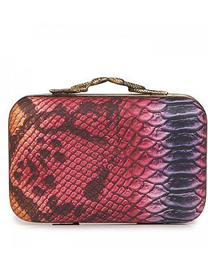 <p>This multi coloured snake print box clutch by that clever Nicole Richie is TDF (To Die For)!</p>
<p>House of Harlow 1960 leather box clutch, £195, <a title="http://www.harveynichols.com/womens/categories-1/designer-bags/clutches/s427637-marley-leather-box-clutch.html?colour=MULTICOLOURED " href="http://www.harveynichols.com/womens/categories-1/designer-bags/clutches/s427637-marley-leather-box-clutch.html?colour=MULTICOLOURED%20" target="_blank">Harvey Nichols</a><br /><br /></p>