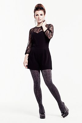 <p>There are a lot of lace dresses in the shops right now.Why not opt for something different and go for a playsuit? This black number is <span class="st">très chic</span>. <br /><br />Lace playsuit, £75, <a href="http://www.littlewoods.com/coleen-lace-playsuit/1140174685.prd?browseToken=%2fb%2f4294953085%2fs%2fnewin%2c0%2fo%2f5" target="_blank">Littlewoods.com</a></p>