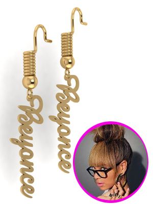 <p>Remember when Beyoncé showed her support for Barack Obama in the run up to his election by sporting a pair of fab 'Obama' earrings. Cool eh? Well we thought so too, which is why we were desperate to follow in her footsteps with a pair of personalised earrings. Jewellery Personalised's version are a stunning pair of drop earrings spelling your name or whatever you choose.</p>
<p>Name earrings, prices start from £46, <a title="http://www.jewellerypersonalised.co.uk/Default.aspx" href="http://www.jewellerypersonalised.co.uk/Default.aspx" target="_blank">Jewellery Personalised</a></p>