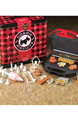 <p>If your friend is guilty of pampering her pooch then this is THE gift for her. She can now make her dog some homemade treats. Yup, courtesy of Doggie Biscuits Kit, your friend's dog can nibble on doggie inspired shaped biscuits, from doggie bones to canine collars!</p>
<p>Doggie Biscuits Kit, £39.95, <a title="http://www.prezzybox.com/doggie-biscuits-kit.aspx" href="http://www.prezzybox.com/doggie-biscuits-kit.aspx" target="_blank">PrezzyBox.com</a><br /><br /></p>