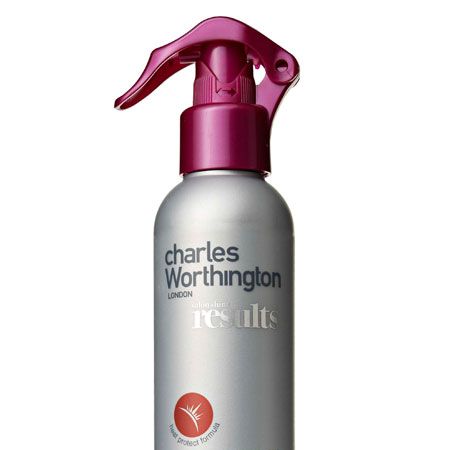 Charles Worthington Salon Shine Results Protect Heat Defence Spray, £4.49, <a target="_blank" href="http://www.charlesworthington.com/products/results/vip_stylers/protect/prod_heat_defence_spray">www.charlesworthington.com</a> - safeguards locks from daily styling damage, the trigger format ensures enhanced product delivery.  <br />